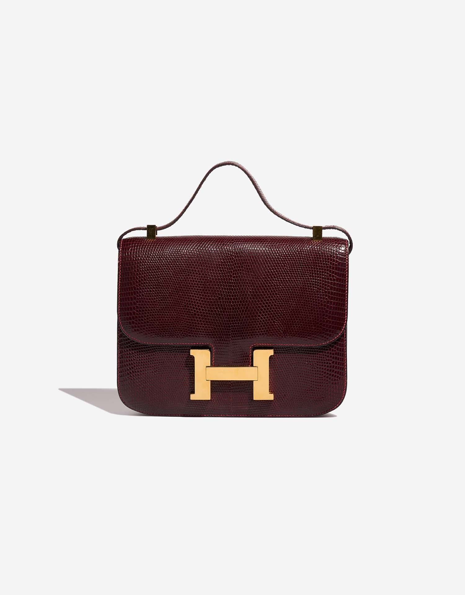 Hermès Constance 23 Salvator Lizard Bordeaux | SACLÀB