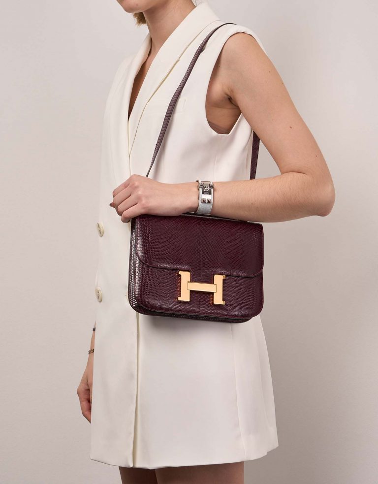 Hermès Constance 23 Bordeaux Front  | Sell your designer bag on Saclab.com