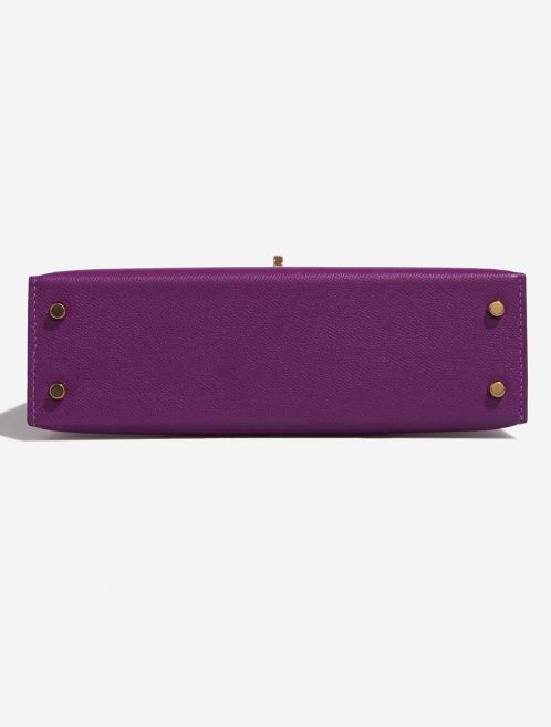 Hermès Kelly Mini Anemone-Amethyst Bottom  | Sell your designer bag on Saclab.com