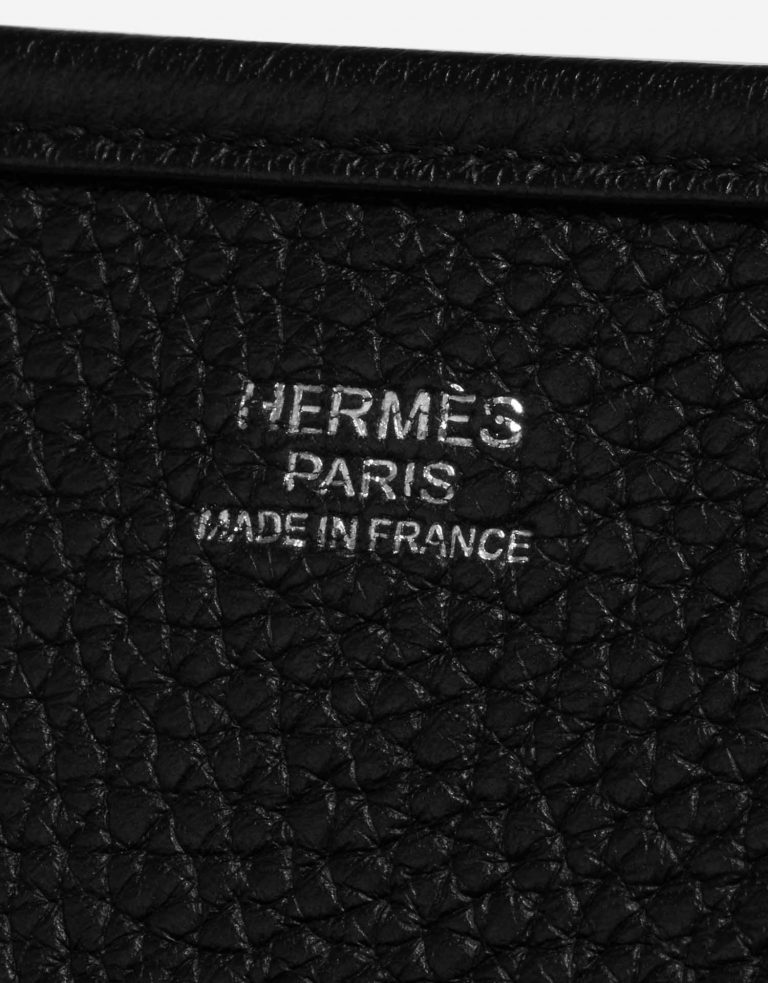 Hermès Evelyne 33 Black Logo  | Sell your designer bag on Saclab.com