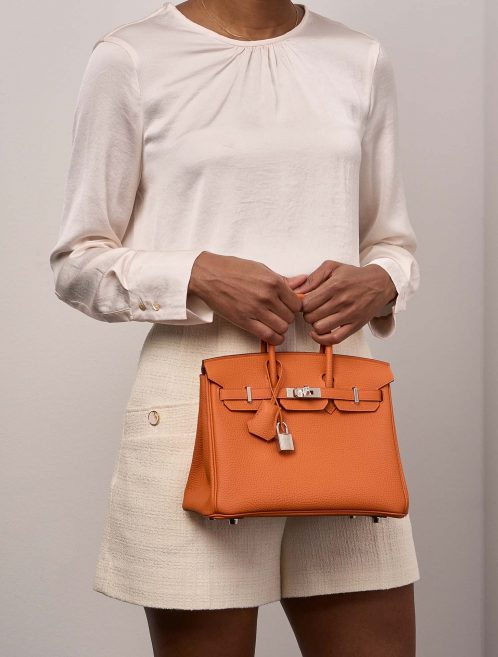 Hermès Birkin 25 OrangeH 1M | Sell your designer bag on Saclab.com