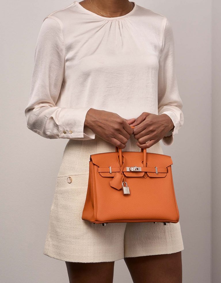 Hermès Birkin 25 OrangeH 1M | Sell your designer bag on Saclab.com