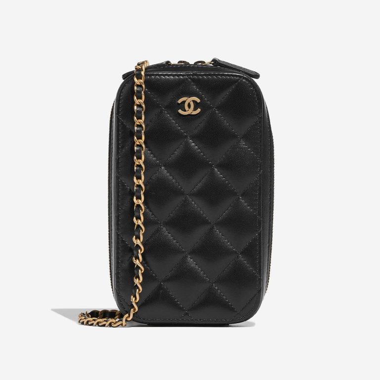 Chanel TimelessClutchWithChain Black 2F S | Sell your designer bag on Saclab.com