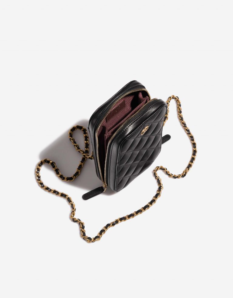 Chanel TimelessClutchWithChain Black Inside  | Sell your designer bag on Saclab.com