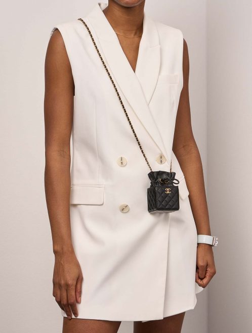 Chanel TimelessDrawstring Black 1M | Sell your designer bag on Saclab.com