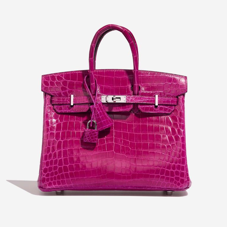 Hermès Birkin 25 RosePourpre Front  | Sell your designer bag on Saclab.com