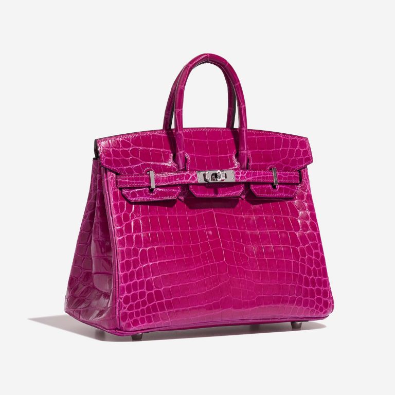 Hermès Birkin 25 RosePourpre Side Front  | Sell your designer bag on Saclab.com