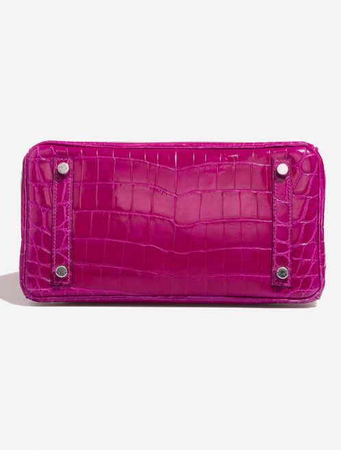 Hermès Birkin 25 RosePourpre Bottom  | Sell your designer bag on Saclab.com