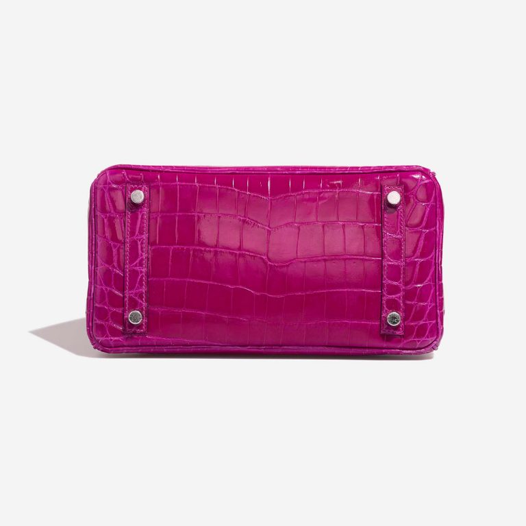 Hermès Birkin 25 RosePourpre Bottom  | Sell your designer bag on Saclab.com