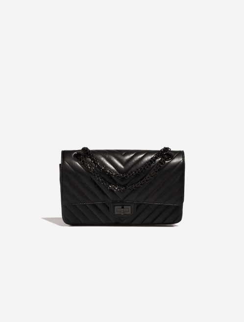 Chanel 255Reissue 225 Black Front  | Sell your designer bag on Saclab.com