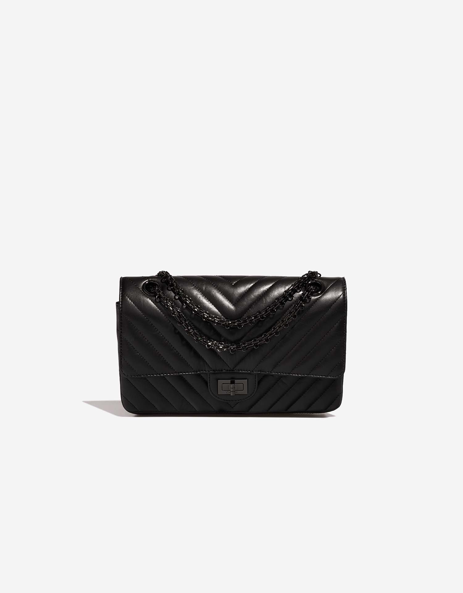 Chanel 2.55 Reissue 255 Calf SO Black | SACLÀB