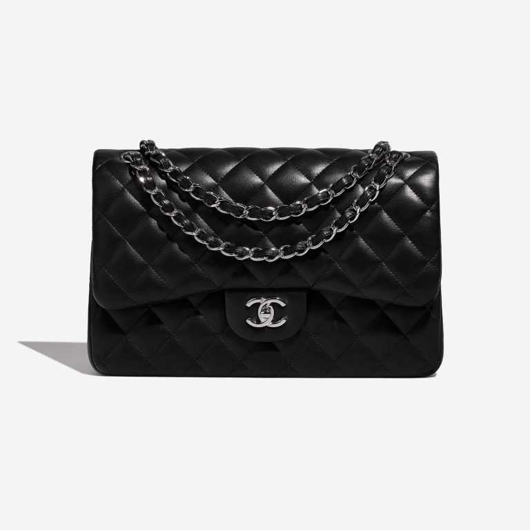 Chanel Timeless Jumbo Black Front  | Sell your designer bag on Saclab.com
