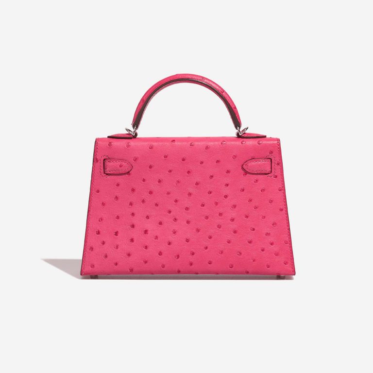 Hermès Kelly Mini RoseTyrien Back  | Sell your designer bag on Saclab.com
