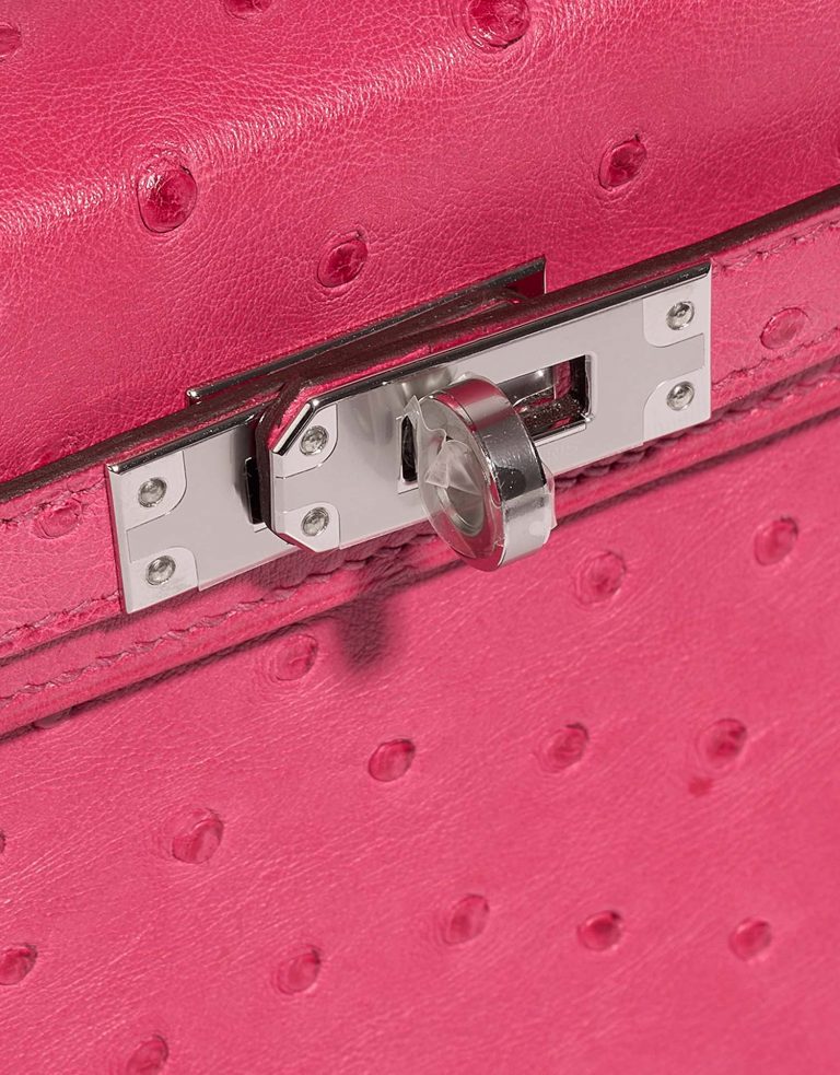 Hermès Kelly Mini RoseTyrien Closing System  | Sell your designer bag on Saclab.com
