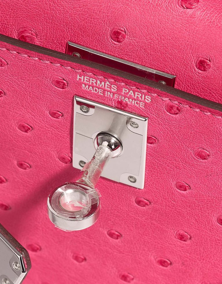 Hermès Kelly Mini RoseTyrien Logo  | Sell your designer bag on Saclab.com