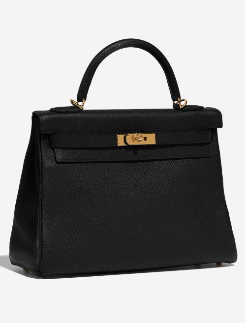 Hermès Kelly 32 Black Side Front  | Sell your designer bag on Saclab.com