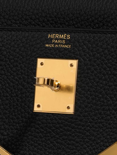 Hermès Kelly 32 Black Logo  | Sell your designer bag on Saclab.com