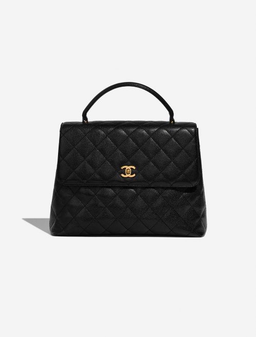 Chanel TimelessHandle Large Black Front  | Sell your designer bag on Saclab.com