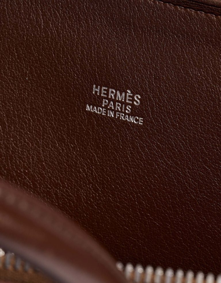 Hermès Bolide 31 Havane Logo  | Sell your designer bag on Saclab.com