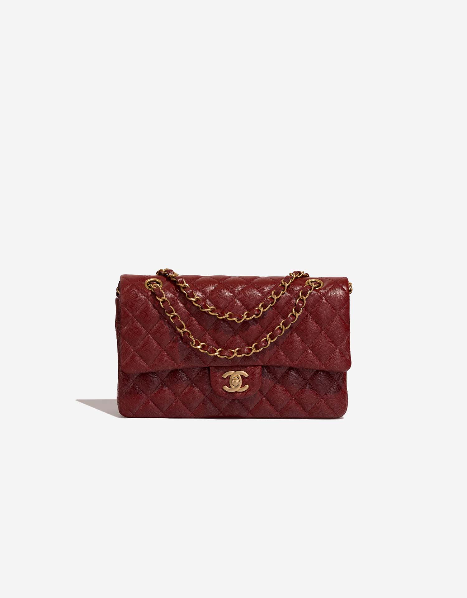 Chanel Timeless Medium Caviar Red SACLÀB