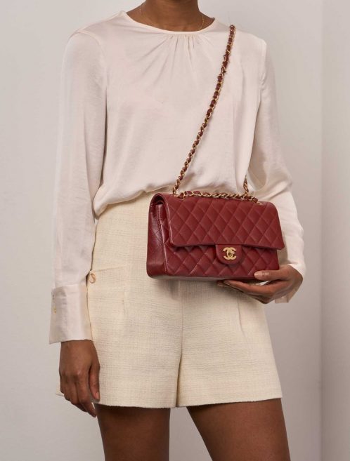 Pre-owned Chanel bag Timeless Medium Caviar Red Red | Sell your designer bag on Saclab.com