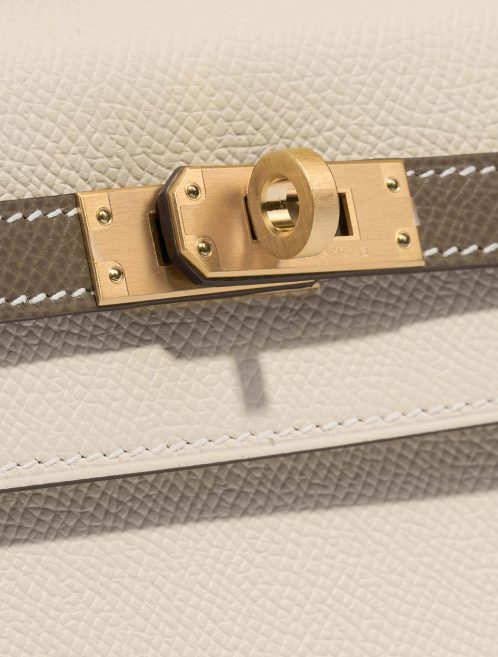 Pre-owned Hermès bag Kelly HSS 25 Epsom Craie / Etoupe Beige, Brown, Multicolour | Sell your designer bag on Saclab.com