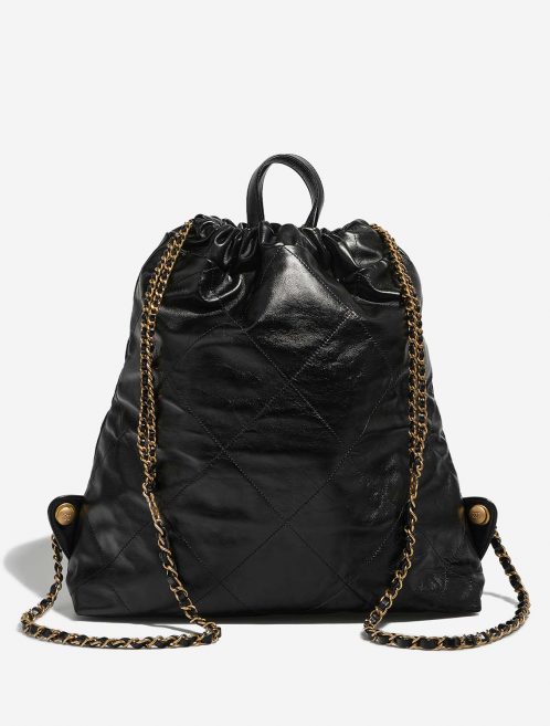 Pre-owned Chanel bag 22 Backpack Calf Black Black | Sell your designer bag on Saclab.com