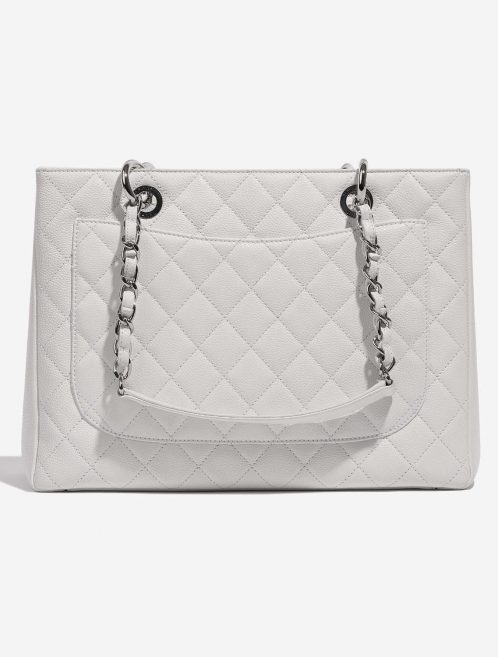 Pre-owned Chanel bag Shopping Tote GST Caviar White White | Sell your designer bag on Saclab.com