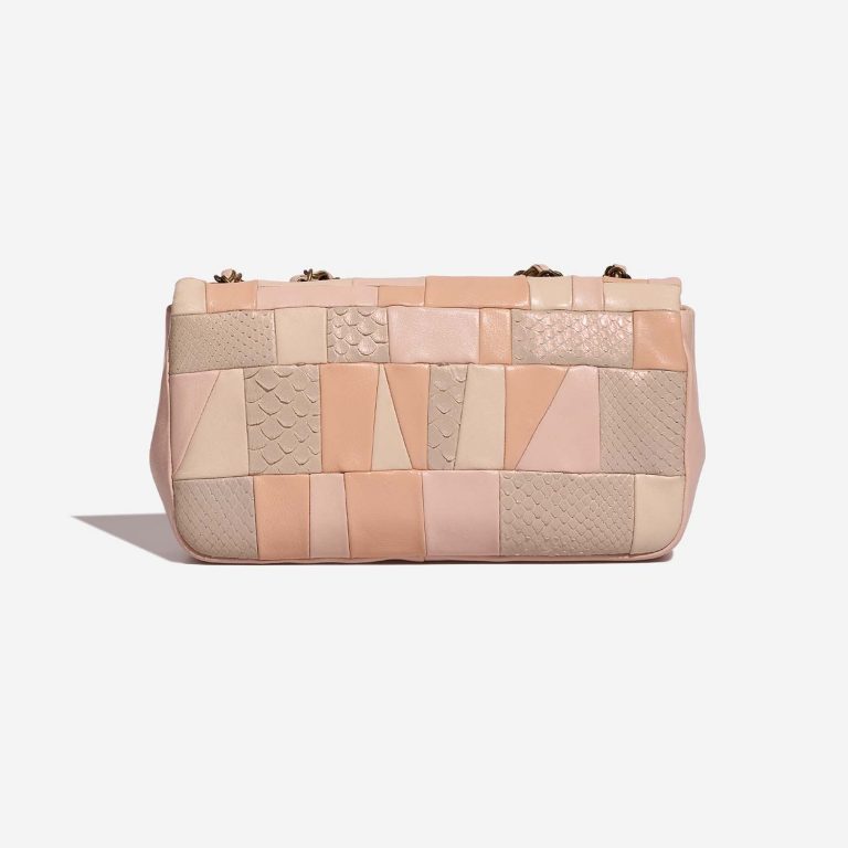 Pre-owned Chanel bag Timeless Medium Lamb / Python Multicolour Nude / Pink Pink | Sell your designer bag on Saclab.com