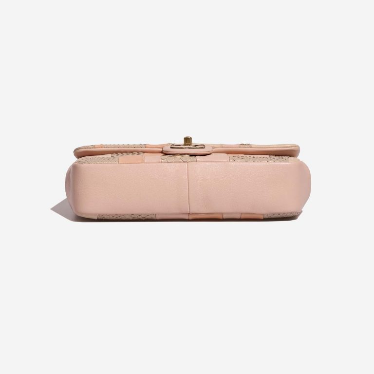 Pre-owned Chanel bag Timeless Medium Lamb / Python Multicolour Nude / Pink Pink | Sell your designer bag on Saclab.com