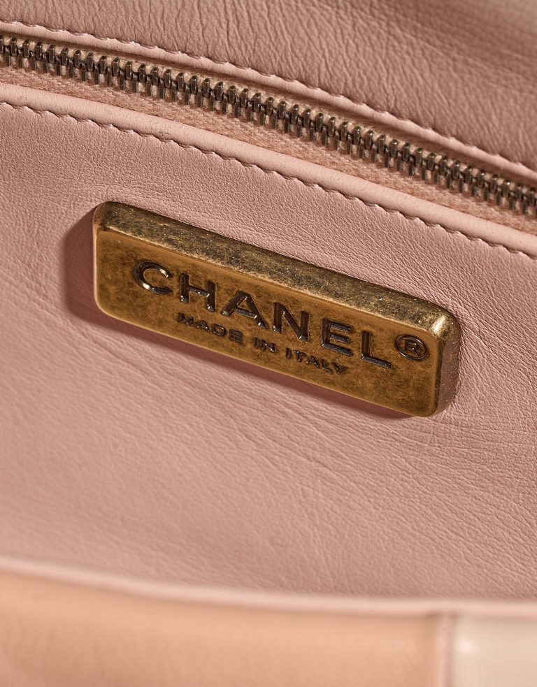 Pre-owned Chanel bag Timeless Medium Lamb / Python Multicolour Nude / Pink Pink | Sell your designer bag on Saclab.com