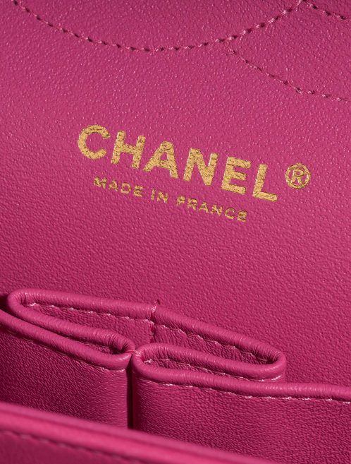 Pre-owned Chanel bag Timeless Chevron Jumbo Lamb Hot Pink Pink | Sell your designer bag on Saclab.com