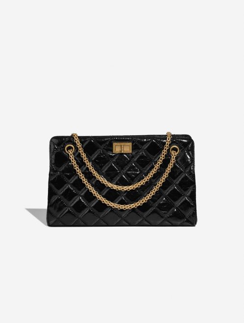 Pre-owned Chanel bag 2.55 Reissue Handle Patent Black | Sell your designer bag on Saclab.com
