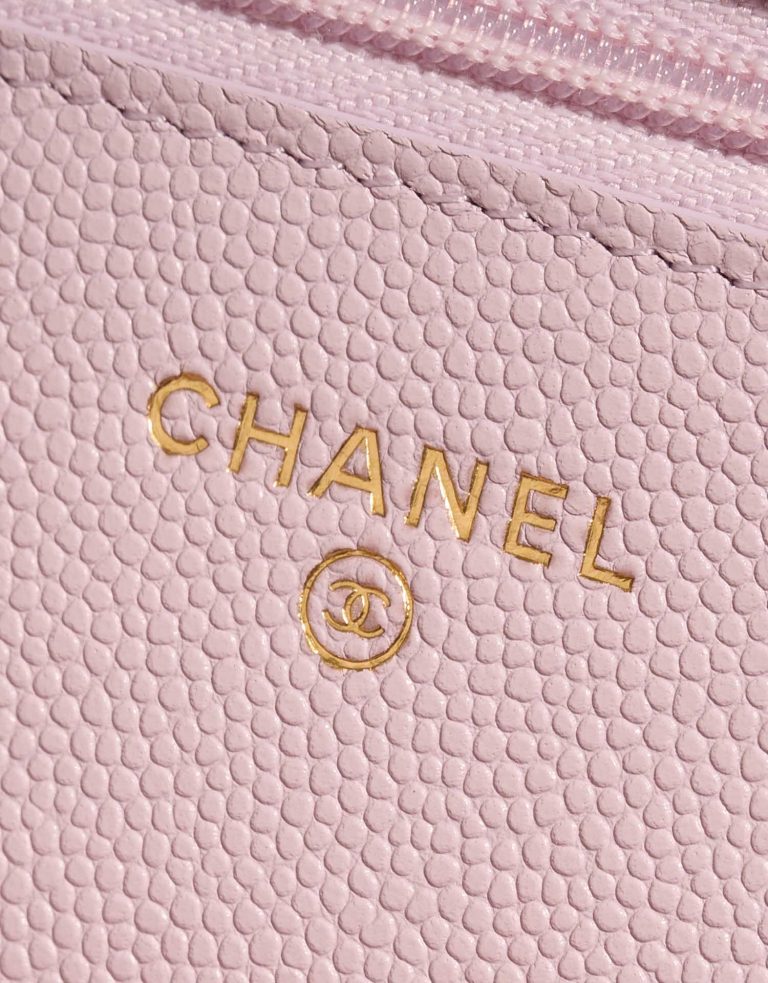 Pre-owned Chanel bag Timeless Wallet On Chain Caviar Light Pink Rose | Sell your designer bag on Saclab.com