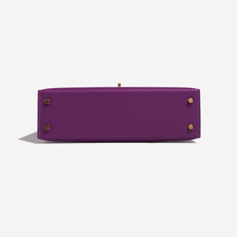 Pre-owned Hermès bag Kelly Mini Touch Alligator / Veau Madame Amethyst / Anemone Violet | Sell your designer bag on Saclab.com