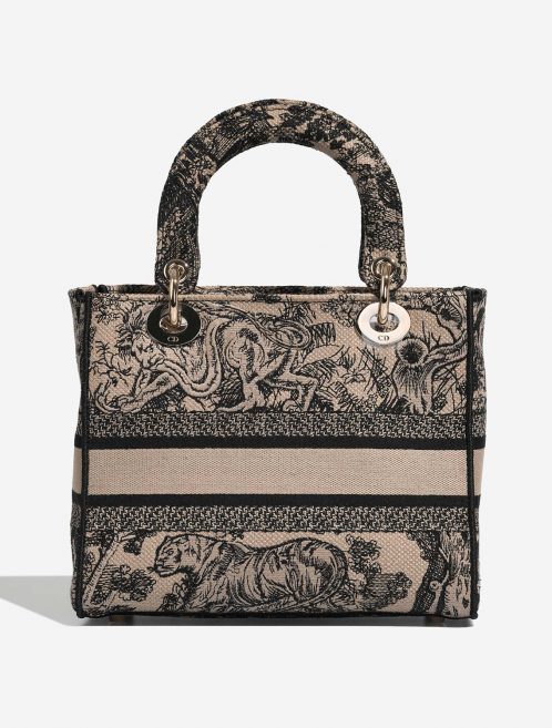 Dior Lady Medium Beige-Black Back  | Sell your designer bag on Saclab.com