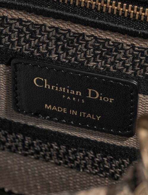 Dior Lady Medium Beige-Black Logo  | Sell your designer bag on Saclab.com