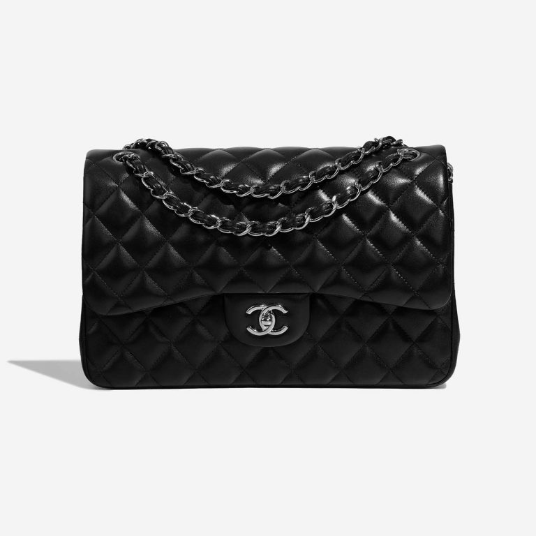 Chanel Timeless Jumbo Black Front  | Sell your designer bag on Saclab.com