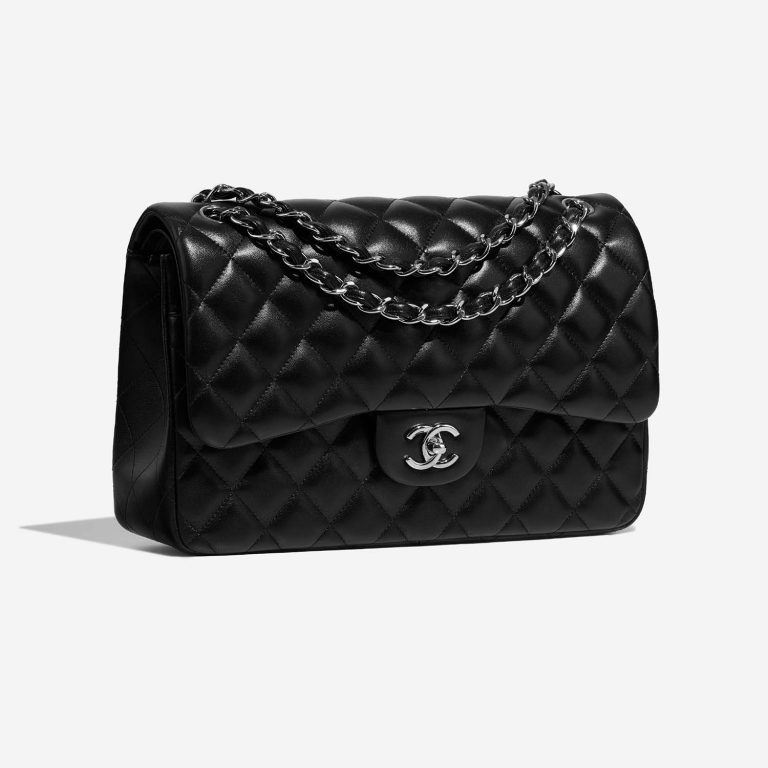 Chanel Timeless Jumbo Black Side Front  | Sell your designer bag on Saclab.com