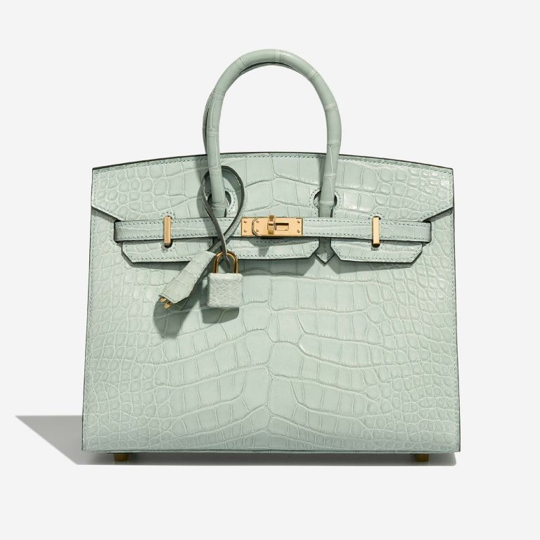 Hermès Birkin 25 VertD'Eau Front  | Sell your designer bag on Saclab.com