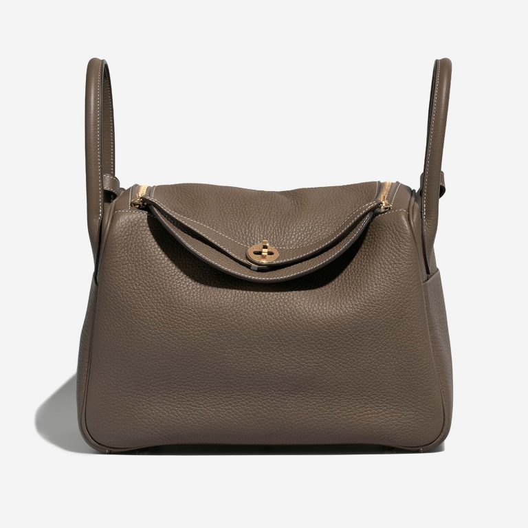 Hermès Lindy 30 Etoupe Front  | Sell your designer bag on Saclab.com