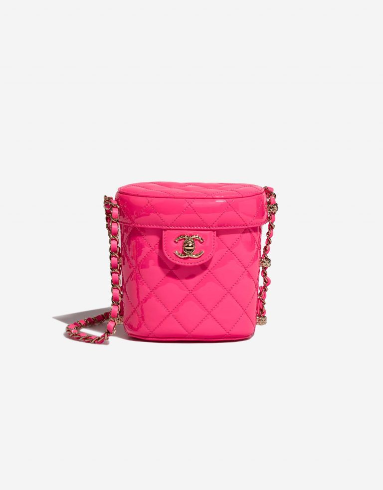 Chanel Vanity Small Patent Neon Pink | SACLÀB