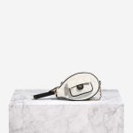Chanel ClutchWithChain Small White-Black 0F | Sell your designer bag on Saclab.com