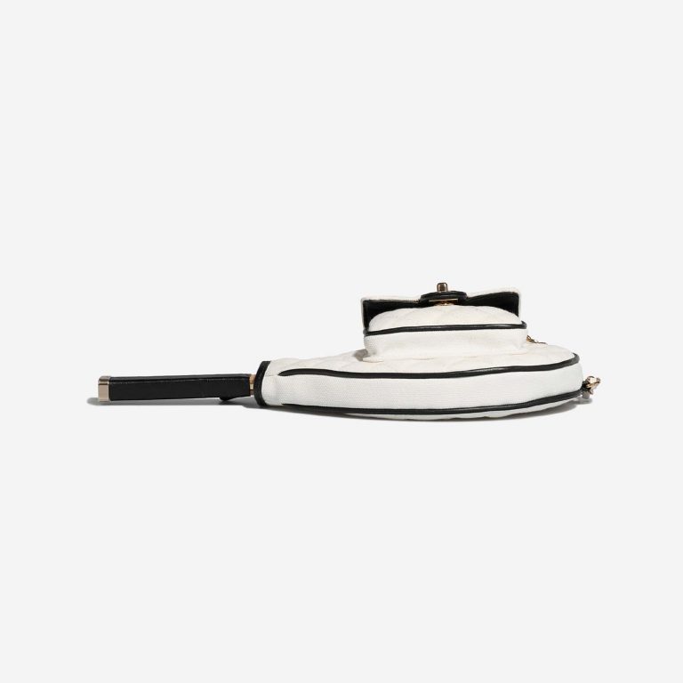 Chanel ClutchWithChain Small White-Black 8BTM S | Sell your designer bag on Saclab.com