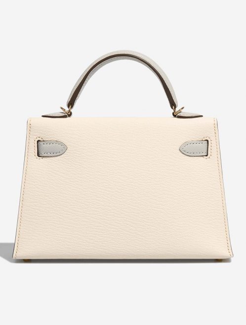Hermès KellyHSS Mini Craie-GrisAsphalte Back  | Sell your designer bag on Saclab.com
