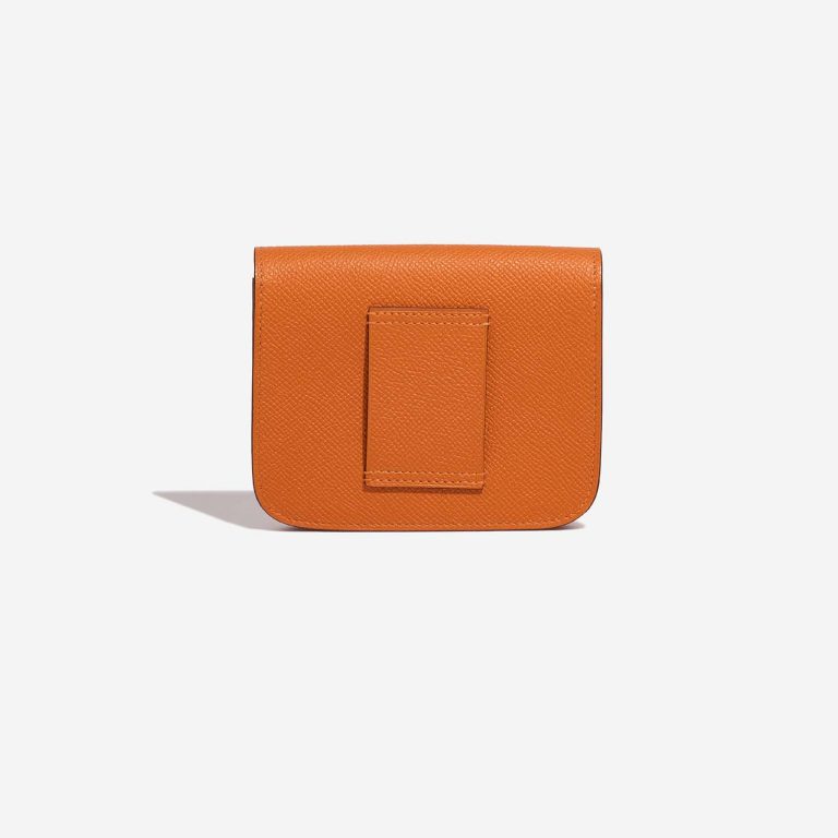 Hermès Constance SlimWallet OrangeH Back  | Sell your designer bag on Saclab.com