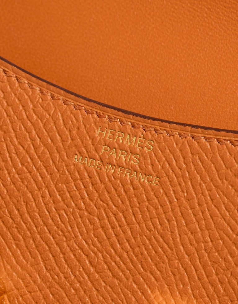 Hermès Constance SlimWallet OrangeH Logo  | Sell your designer bag on Saclab.com