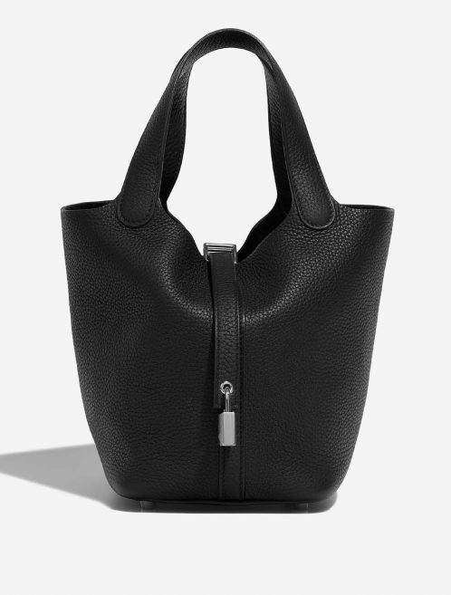 Hermès Picotin 18 Black Front  | Sell your designer bag on Saclab.com