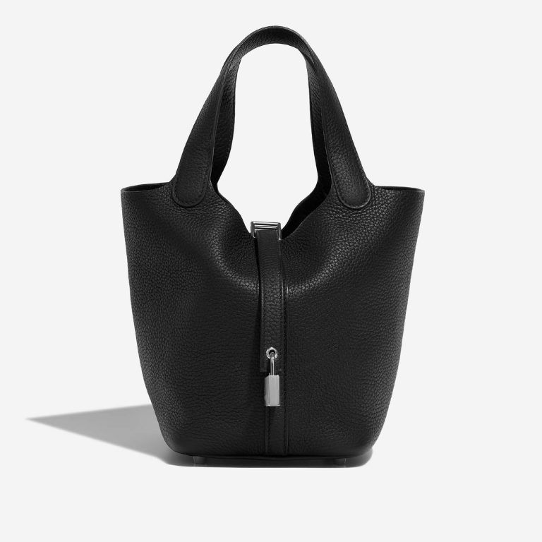 Hermès Picotin 18 Black Front  | Sell your designer bag on Saclab.com