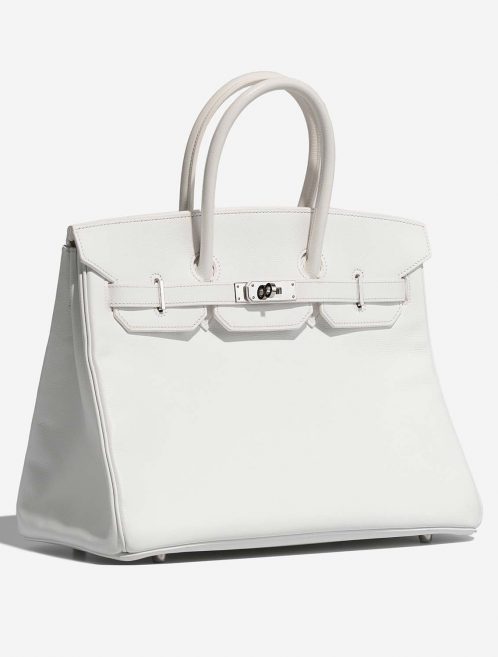 Hermès Birkin 35 White Side Front  | Sell your designer bag on Saclab.com